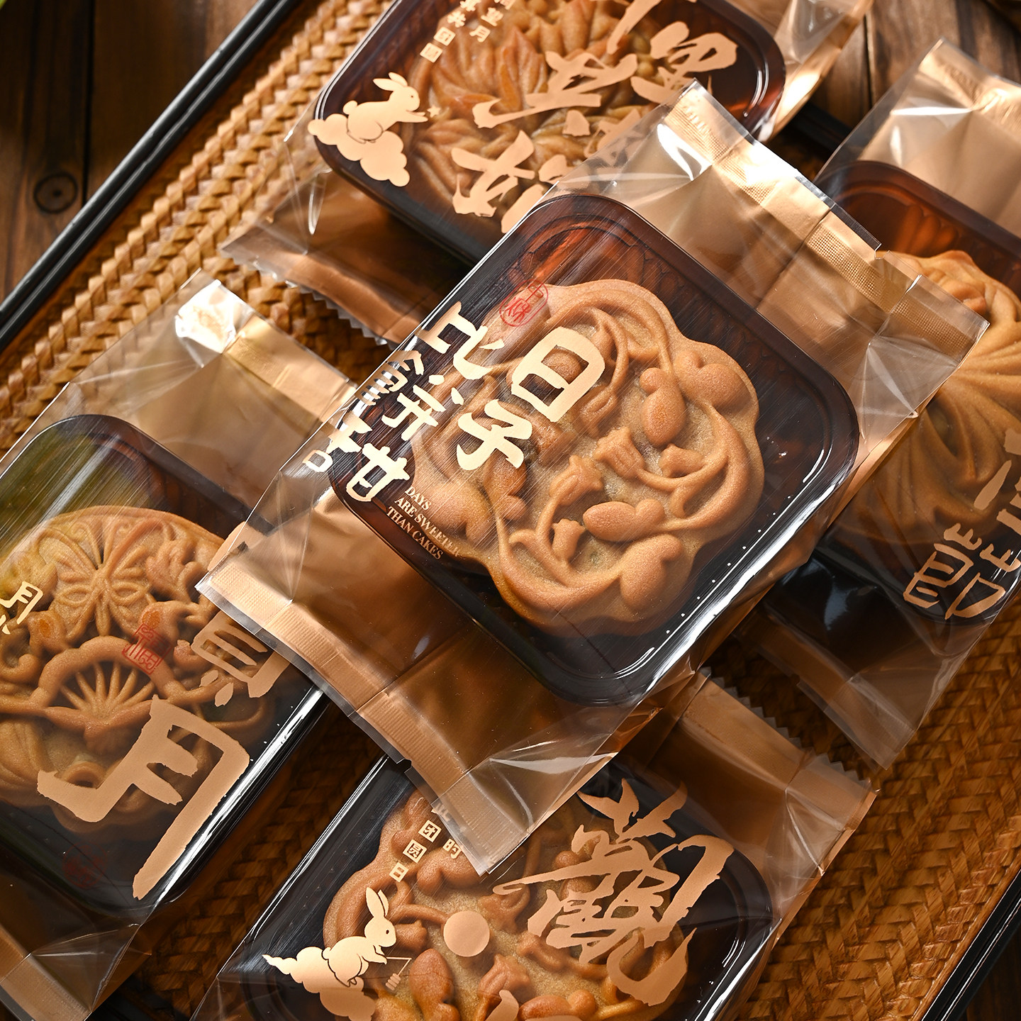 2026新款月饼包装袋机封带底托自封高档广式蛋黄酥袋子50g80g100g