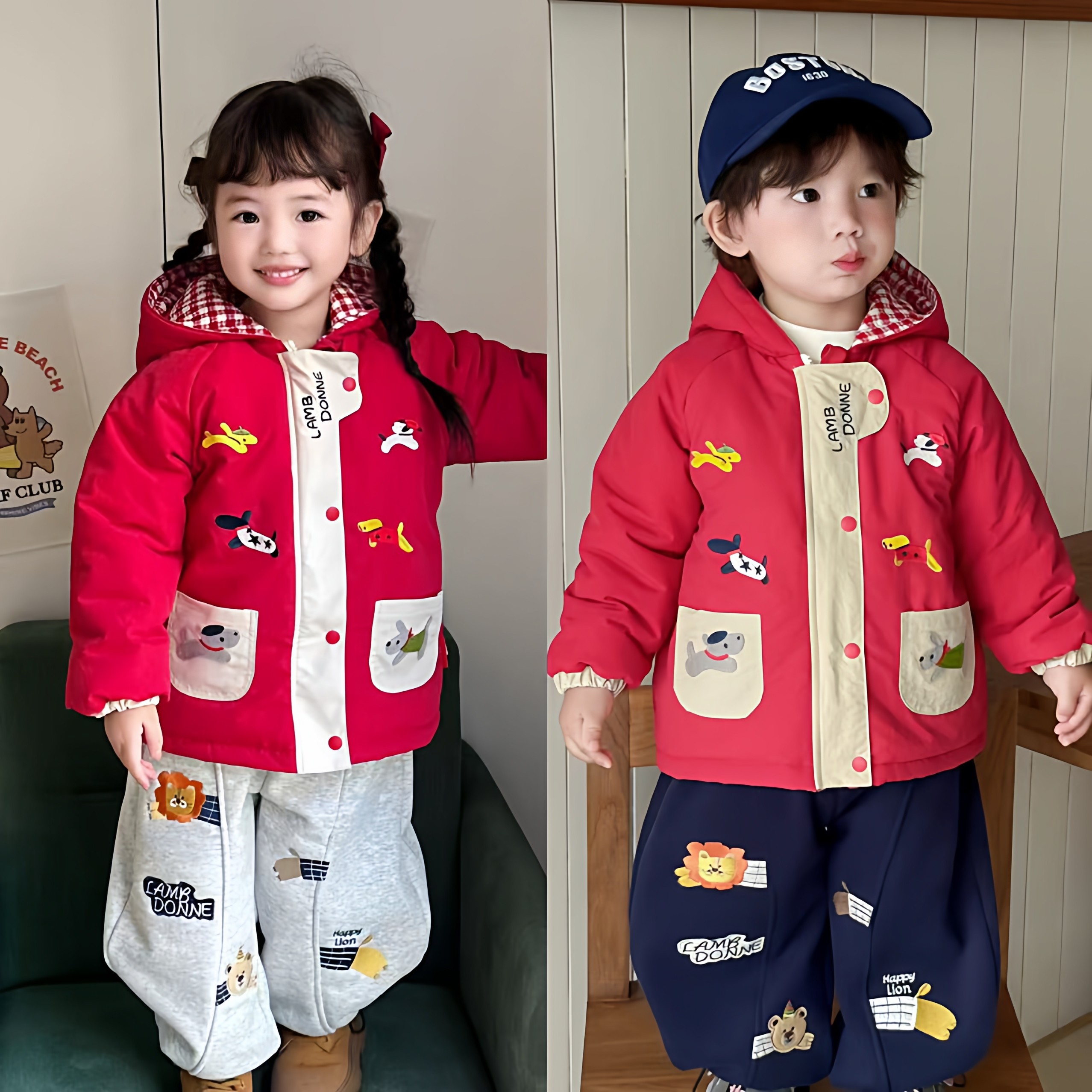 儿童棉服冬款双面穿女童棉服夹棉新年外套宝宝保暖棉袄男童棉服,童装/婴儿装/亲子装,棉袄/棉服,淘宝优惠券,粉丝福利购,淘宝优惠卷