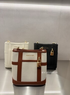 【珊珊家不退换】CHARLES&KEITH腋下CK2-10671860气质通勤水桶包