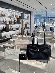 【珊珊家】CK新款时尚蝴蝶结链条手提小方包/手提斜挎/腋下包