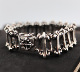 做旧款 铁头 手镯手环 925银饰手链 欧美风格 店 泰国AKE十字军花款