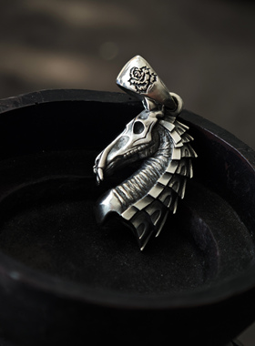 铁头的店男女通用925银吊坠项链