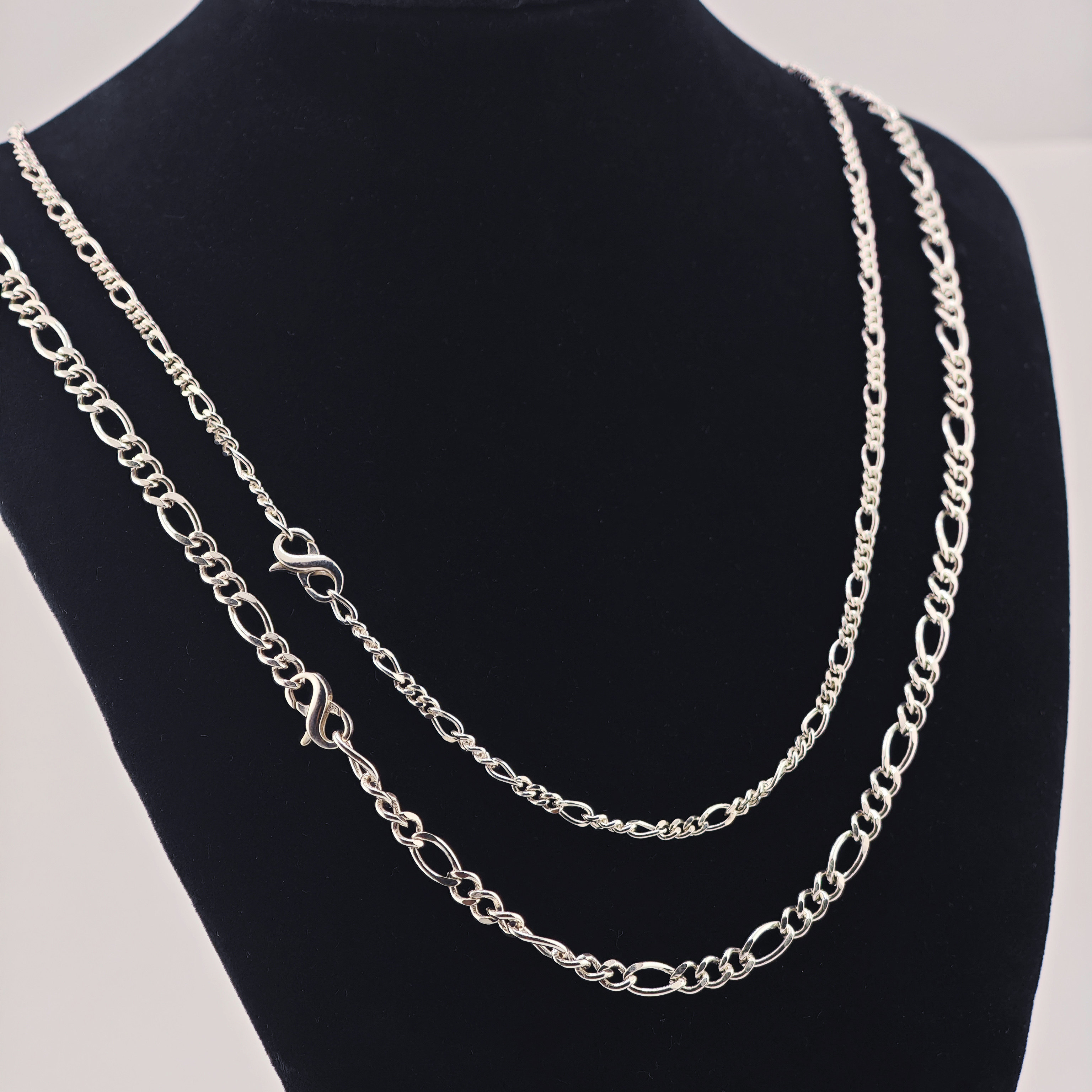 铁头的店 925纯银高级感男款素银链 无吊坠简约百搭款项链