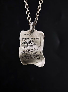 铁头的店男女通用925银复古吊坠