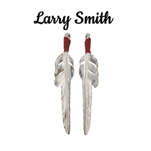 铁头的店925银LarrySmith拉瑞斯密斯风切羽红绳吊坠羽毛挂坠