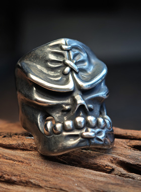 铁头的店 925银 STARLINGEARA 斯特林 缝线卡米卡兹戒指