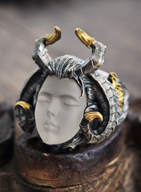 铁头的店男女通用925银欧美戒指