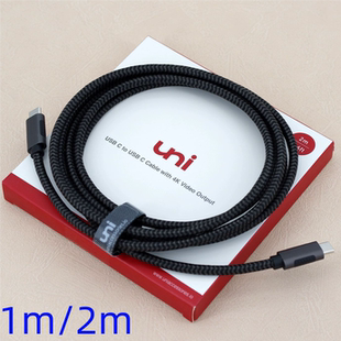 PD快充线编织带屏蔽60W4K60Hz视频手机笔记本充电 美国UN Itype