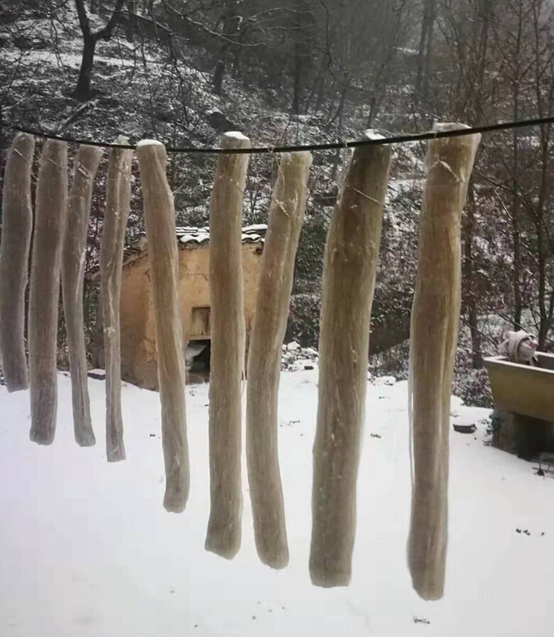 卢氏纯红薯粉条土豆粉条干货4斤礼箱包邮手工无添加农家自产粉丝