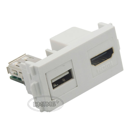 免焊接 HDMI USB 母对母直插型 组合模块