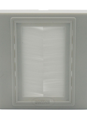 86型 毛刷 防尘 HDMI VGA 音箱 网线 穿线面板