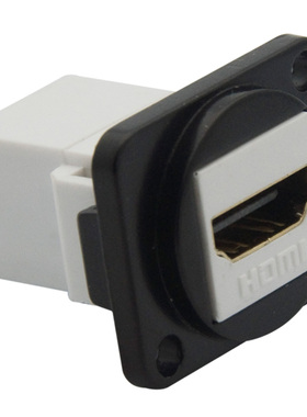D型 黑色 HDMI 直插型  连接器