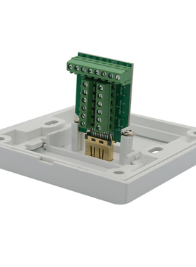 86型欧规 免焊接 HDMI 螺丝压线式 面板