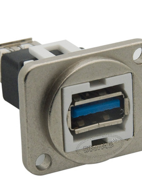 D型 锌合金金属 机柜 USB3.0 直插母对母 连接器