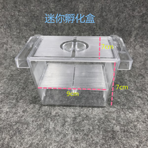 透明大号鱼缸水族箱繁殖盒子训饵盒孵化器孵化盒海缸海水隔离盒箱