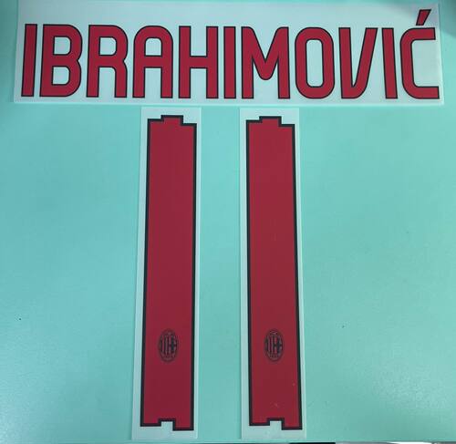 2010-11 年度 AC米蘭 客場 原裝號碼 #11 IBRAHIMOVIC Stilscreen