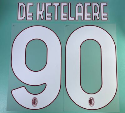 年度AC米蘭伊布原裝印字