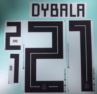 2018 年度 世界杯 阿根廷 主場 原裝印字 #21 DYBALA #9 HIGUAIN