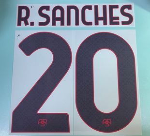 23-24 年度 羅馬 客埸 原裝印字 PAREDES R.SANCHES PELLEGRINI