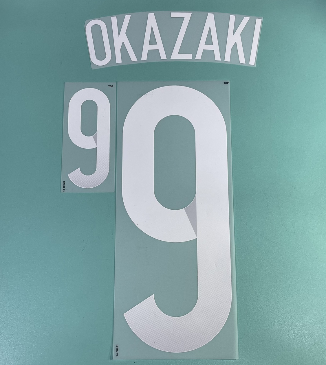 2014 世界盃 日本 國家隊 原裝印字 NAGATOMO OKAZAKI KAZU