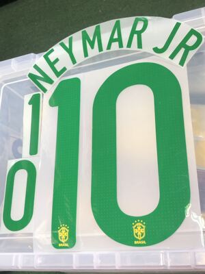 2013 年度 巴西 主場 原裝印字 10 NEYMAR JR