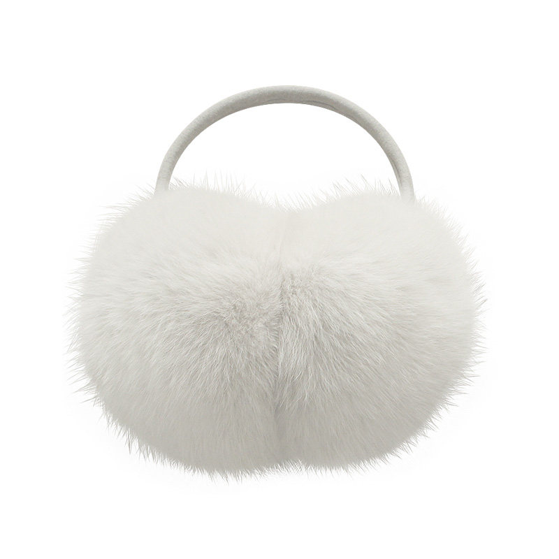 古灵阁 整皮狐狸毛耳罩女冬季保暖毛绒耳包仙气可爱耳套护耳耳捂