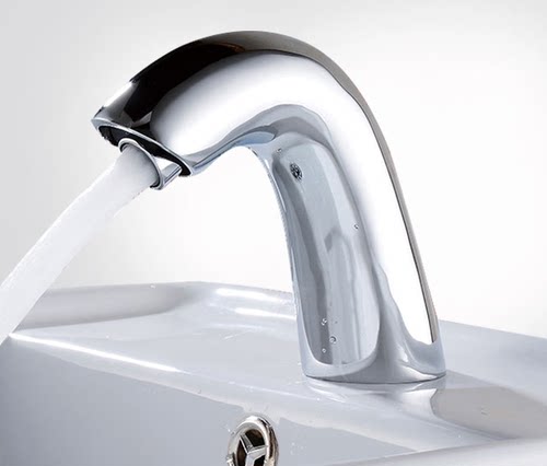 水嘴巴感应式水龙头面盆洗手器