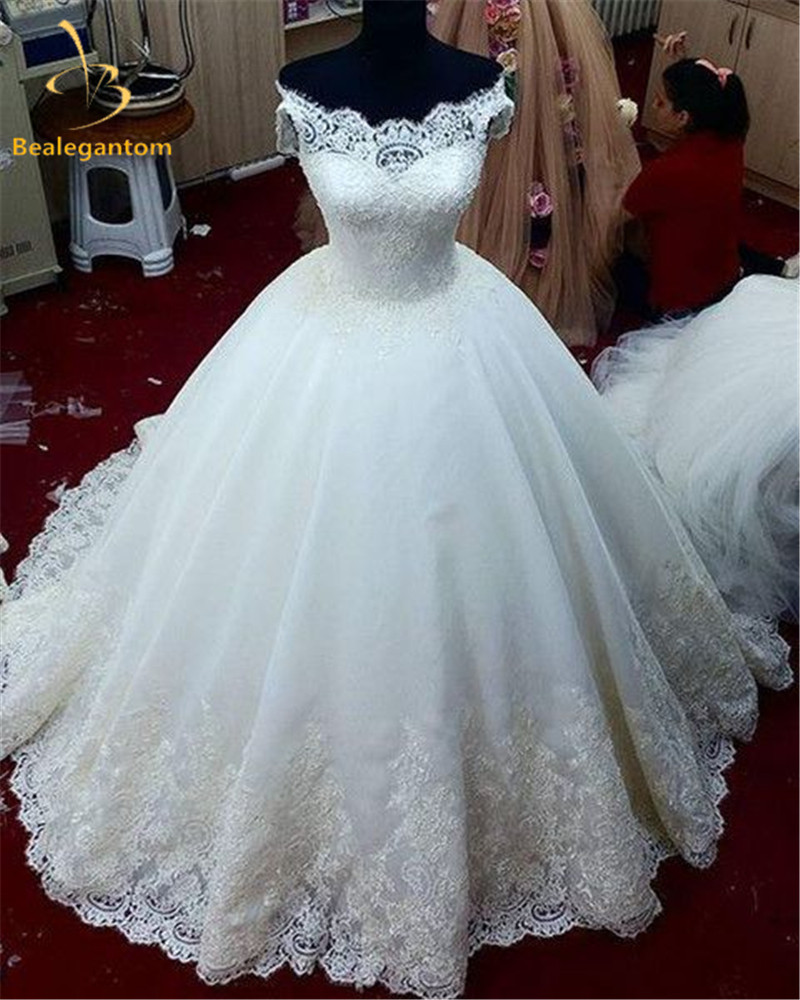 Off Shoulder Wedding dress 2017 new pattern Show thin Luxurious Tailing Large wedding dress lacein the Women's clothing/Boutique , Wedding/Cheongsam/Formal dress , Wedding  category - from Buy2taobao.com to provide professional Taobao agent buy service