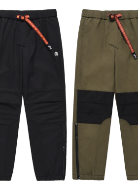 BBC潮秋冬加绒复合面料防风防寒过冬神器运动长裤休闲裤卫裤雪裤