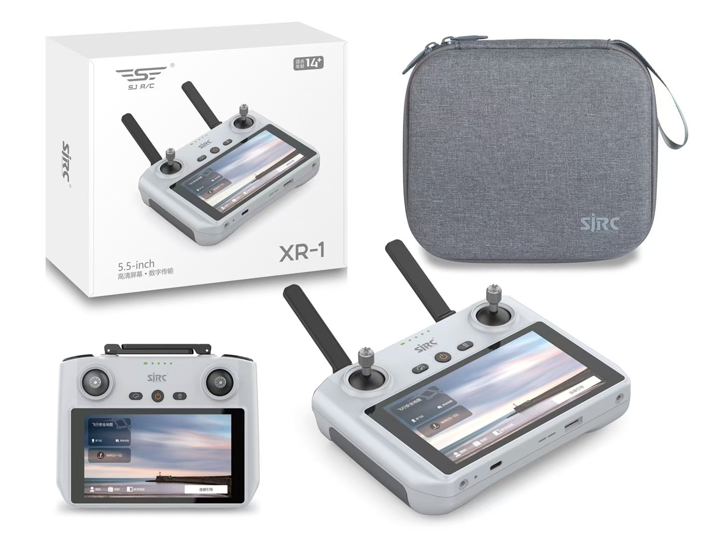 世季F22 S3 XR 带5.5寸屏遥控器3轴无刷防抖GPS智能6公里无人机