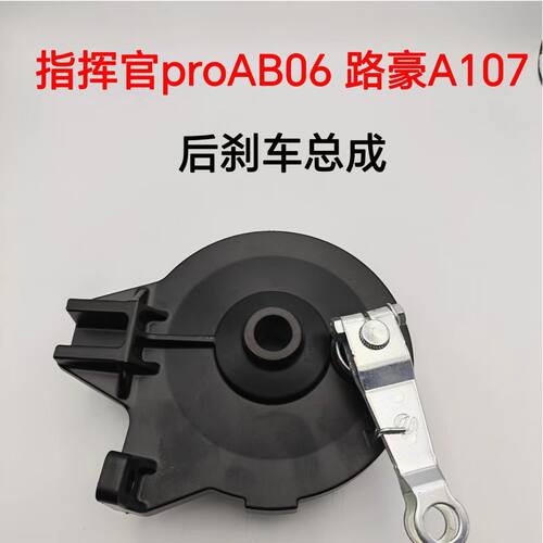 适配爱玛指挥官proAB06 路豪A107后左鼓刹刹车总成刹车鼓盖刹车片