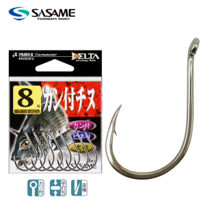 日本沙沙麦管付千又鱼钩黄鸡海钓钩深海铁板钩倒刺恶棍钩大包惠装