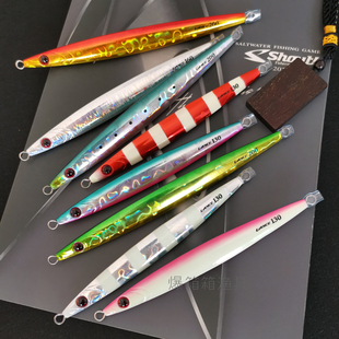 日本SHOUT速特慢摇快抽铁板路亚假饵深海钓夜光速沉200 300克 250