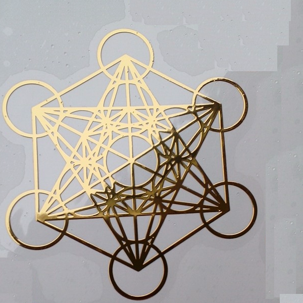 大天史 梅塔特隆立方体 麦达昶 生命之花 生命之树 金属贴片 贴纸