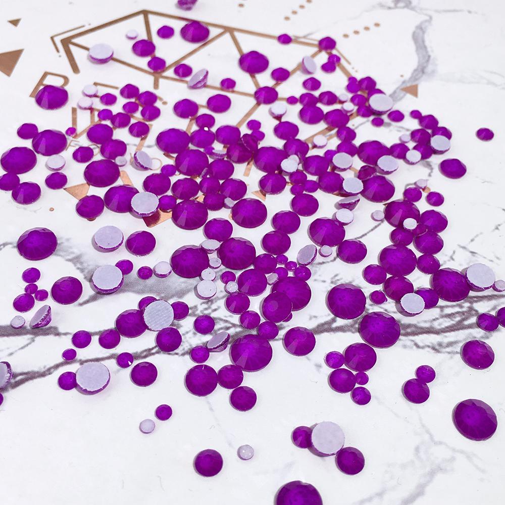 不掉底荧光紫超闪圆形DIYSUNLEAD