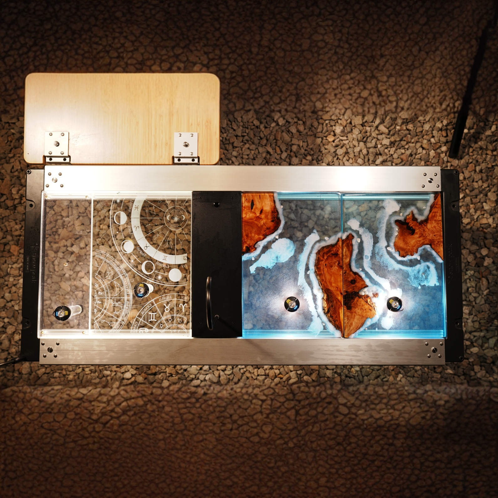 一单元板IGT桌水晶玻璃单元板水晶超透光单元板可以适配GOALZERO