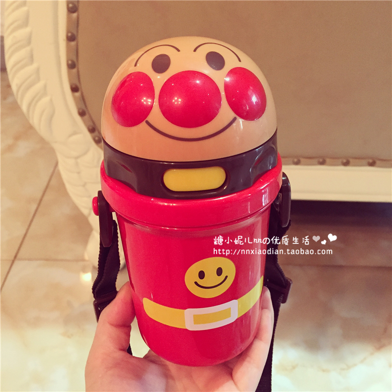 日本面包超人婴儿400ml新款水壶