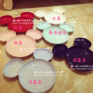 日本代购  Francfranc Mickey 米奇 米老鼠餐碟餐盘水果盘宝宝