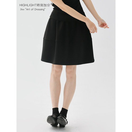 春夏气球廓形显瘦少女短裙