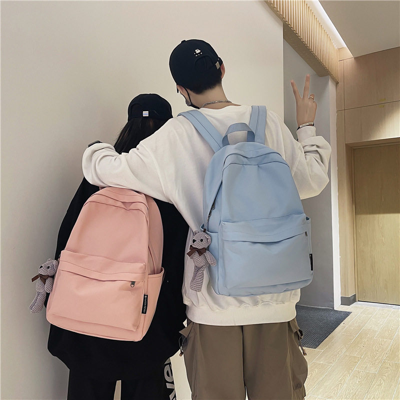 厂家批发书包女小清新初中高中生双肩包大容量学院风少女旅行