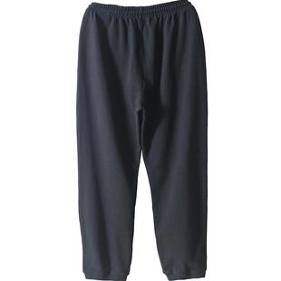 A3和前秀秋冬偏厚纯棉卫裤松紧腰男女同款密绒徽标运动裤休闲长裤