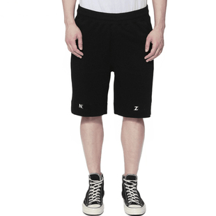 A3和前秀联名款抽绳收腰运动休闲百搭中裤印字母直筒棉料卫裤男裤