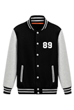冬季休闲运动宽松棒球服开衫卫衣加绒加厚A163-Q8974-P55，男装卫衣，星座211-1