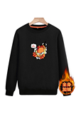 纯棉主推2020冬季宽松休闲加绒圆领卫衣男班服A163-5836-P50，男装卫衣，星座211-1