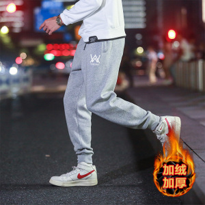 纯棉加厚男秋冬加绒卫裤潮束脚休闲裤A163-K817加绒-P50 K917-P45图片