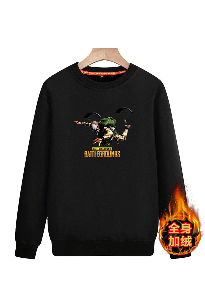 纯棉青少年2020冬新款印花卫衣男简约加绒保暖圆领A163-5805-P50,男装卫衣,星座211-1