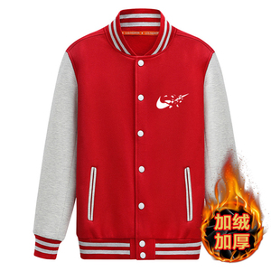2020加绒加厚棒球服男士外套韩版冬季休闲宽松A163-Q8985-P55