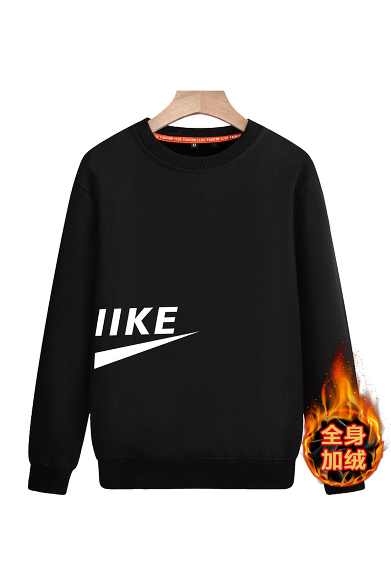 冬季圆领长袖男运动班服潮流加绒加厚套头卫衣A163-5842-P50,男装卫衣,星座211-1