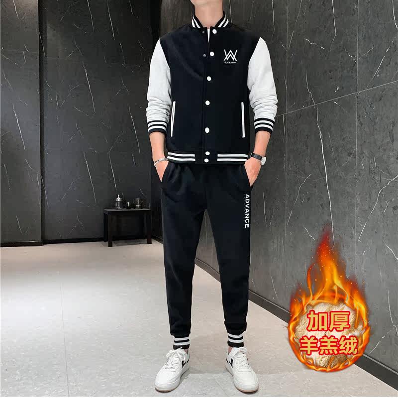 2020年冬棒球服运动套装运动休闲外套男A163-504-P110,男装卫衣,星座211-1