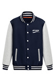 冬季衣服棒球服运动加绒加厚潮流外套青春A163-BP303-P65，男装卫衣，星座211-1